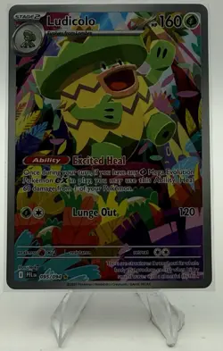 Ludicolo 095/094 Me02: Phantasmal Flames illustration Rare Holo English (NM) - Image 1