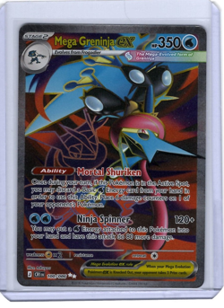 Mega Greninja ex 100/086 Ultra Rare Chaos Rising Pokemon Holo Near Mint - Image 1