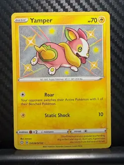 Yamper SV039/SV122 Shiny Rare Shining Fates Shiny Vault Pokemon Holo Near Mint - Image 1