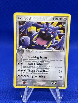 2004 Pokemon EX Hidden Legends Loudred 39/101 Reverse Holo Uncommon DMG - Image 1