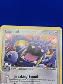 2004 Pokemon EX Hidden Legends Loudred 39/101 Reverse Holo Uncommon DMG - Image 2