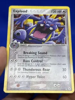 2004 Pokemon EX Hidden Legends Loudred 39/101 Reverse Holo Uncommon DMG - Image 5