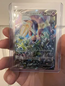 Pokemon TCG Galarian Rapidash V Alternate Art 168/198 Chilling Reign - Image 1
