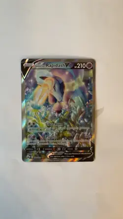 Pokemon TCG Galarian Rapidash V Alternate Art 168/198 Chilling Reign - Image 2