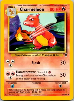 Charmeleon 37/110 Uncommon Legendary Collection Pokemon Near Mint - Image 1
