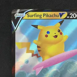 Pokemon Surfing Pikachu V Ultra Rare Full Art Holo 008/025 Celebrations TCG - Image 2