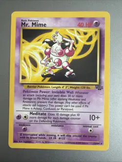 Mr. Mime - 22/65 - Rare - Pokemon - Jungle - WOTC - Vintage - 1999 - Non Holo - Image 1