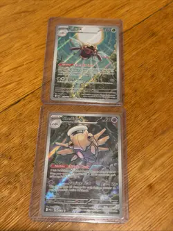 Ninjask 137/132 & Shedinja 144/132 ME01: Mega Evolution Pokemon NM Holos - Image 2