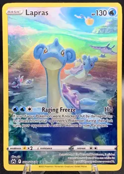 Lapras GG05/GG70 Full Art Holo - Pokemon Crown Zenith Galarian Gallery NM - Image 1