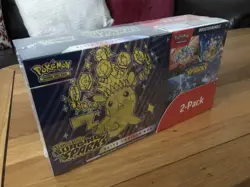 Pokemon TCG Surging Sparks ETB & Booster Bundle Costco 2 Pack NEW FACTORY SEALED - Image 2