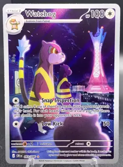 Watchog 097/086 IR - Pokemon Chaos Rising Illustration Rare English NM - Image 1