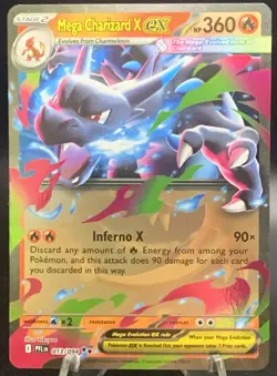 Mega Charizard X ex 013/094 Double Rare - Pokemon Phantasmal Flames NM - Image 1