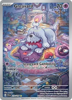 Greavard 214/198 PSA 8 NM-MT - Pokemon Scarlet & Violet Illustration Rare IR - Image 4