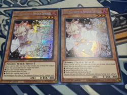 Yugioh Ash Blossom & Joyous Spring Prismatic Secret Rare MP22-EN257 x2 - Image 1