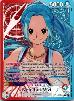 Nefeltari Vivi 001 Alternate Art EB03-001 One Piece Heroines Foil NM - Image 1