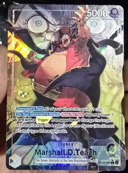 Marshall D. Teach OP16-080 Alternate Art Leader | NM One Piece English | - Image 1