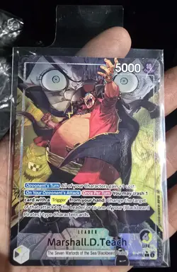 Marshall D. Teach OP16-080 Alternate Art Leader | NM One Piece English | - Image 2