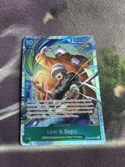 One Piece | Law & Bepo | ST24-004 | Super Rare (SR) | NM - Image 1