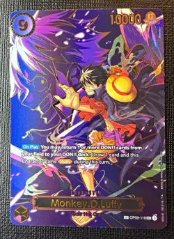 Monkey.D.Luffy - OP09-119 (SP) - Carrying On His Will (OP13) BANDAI ONE PIECE - Image 1