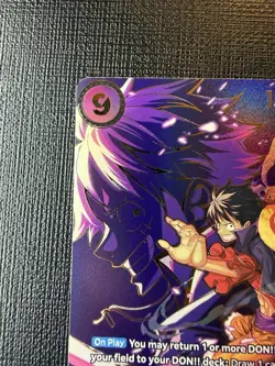 Monkey.D.Luffy - OP09-119 (SP) - Carrying On His Will (OP13) BANDAI ONE PIECE - Image 2