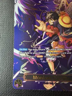 Monkey.D.Luffy - OP09-119 (SP) - Carrying On His Will (OP13) BANDAI ONE PIECE - Image 4