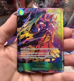 One Piece CCG Yamato OP01-121 Romance Dawn Secret Rare Alt Art Holo Parallel - Image 1