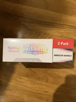 Pokemon TCG Prismatic Evolutions Costco 2 Pack | ETB & Booster Bundle Sealed New - Image 2