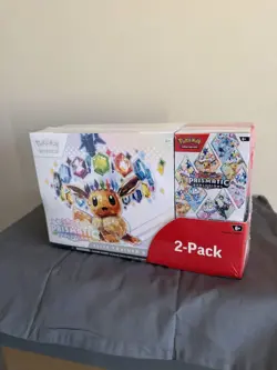 Pokemon TCG Prismatic Evolutions Costco Bundle ETB with Booster, New and Sealed - Image 1