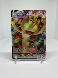 Meowth VMAX SWSH005 Promo SWSH Black Star Pokemon - LP - Image 1