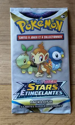 LOT DIX 10 BOOSTER DE CARTE POKEMON PACK LOISIR ECHANTILLON STAR ETINCELANTES - Image 3
