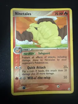 Pokemon Ninetales EX TCG Hidden Legends Card 22/101 Regular Rare - Image 1