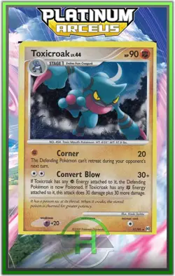 Toxicroak Holo - Platinum Arceus - 11/99 - Carte Pokemon Anglaise - Image 1