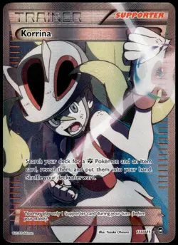 Korrina 111/111 Furious Fists Ultra Rare LP Pokemon 2014 - Image 1