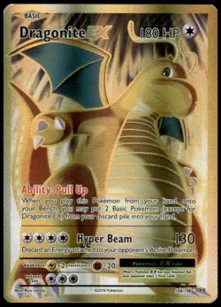 Dragonite EX 106/108 Evolutions Ultra Rare NM Pokemon 2016 - Image 1