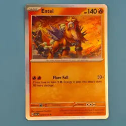 ENTEI 025/217 RARE ASCENDED HEROES POKEMON HOLO NM/M - Image 1