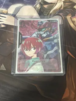 Gundam TCG Resource Card Machu RP-010 Foil Alt Art English Anime Expo 2025 Promo - Image 1