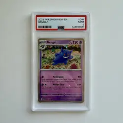 PSA 9 2023 POKEMON MEW EN-151 #094 GENGAR (HOLO) - Image 1