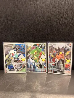 Pokemon TCG: First Partner Illustration Collection Series 2 Unova Gen 5 set of 3 - Image 1