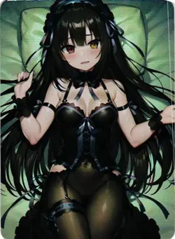 Kurumi Tokisaki Holographic Goddess Story Anime Collectible Card - Image 1
