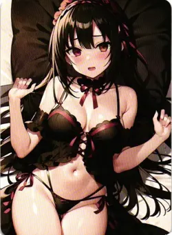 Kurumi Tokisaki Holographic Goddess Story Anime Collectible Card - Image 2