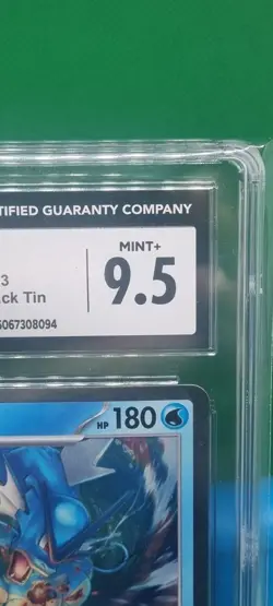 CGC 9.5 Pokemon - Gyarados Paldea Evolved 043 Cosmos Holo Rare Costco Exclusive - Image 4