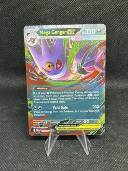 Mega Gengar ex, 056/094, Pokemon TCG, Phantasmal Flames, NM - Image 1