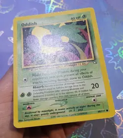 Oddish 68/111 Common Neo Genesis Pokemon Card VLP - Image 4