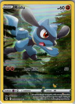 Riolu GG26/GG70 SWSH: Crown Zenith: Galarian Gallery - Pokemon Card - NM - Image 1