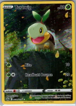Turtwig GG31/GG70 SWSH: Crown Zenith: Galarian Gallery - Pokemon Card - NM - Image 1