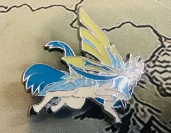 Shiny Zacian Pokemon TCG Enamel Pin Crown Zenith Official Pin - Pokemon TCG - Image 3