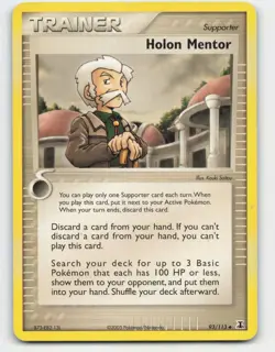 2005 Pokemon, Delta Species, #93/113 Holon Mentor, Uncommon HP - Image 1
