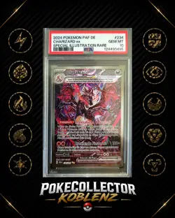 PSA 10 Glurak ex 234/091 DE - Pokemon Special Illustration Rare Slab - Charizard - Image 1