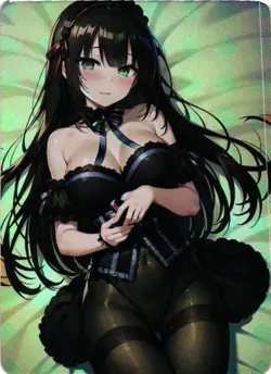 Kurumi Tokisaki Holographic Goddess Story Anime Collectible Card - Image 1