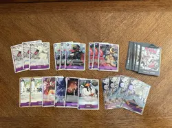 Tournament Ready Purple Enel Deck Complete 50 Card Deck + Leader One Piece TCG - Image 2